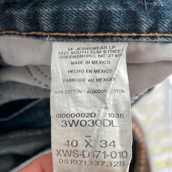 RIGGS WORKWEAR BY WRANGLER Men's Utility Jeans Size 40X34 - Picture 10 of 10